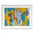 Huge 1950s Signed Modern Painting Framed For Sale