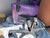 1990s Mario Bellini Vitra Figura Post Modern Purple Leather Desk Chair For Sale - Image 11 of 12