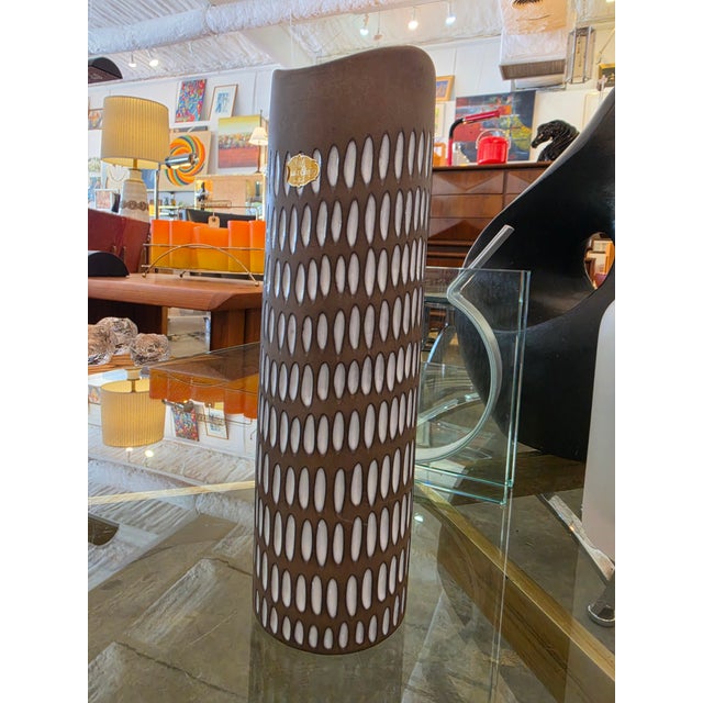 Ingrid Atterberg 1960s Ingrid Atterberg for Uppsala, Stoneware Vase For Sale - Image 4 of 11