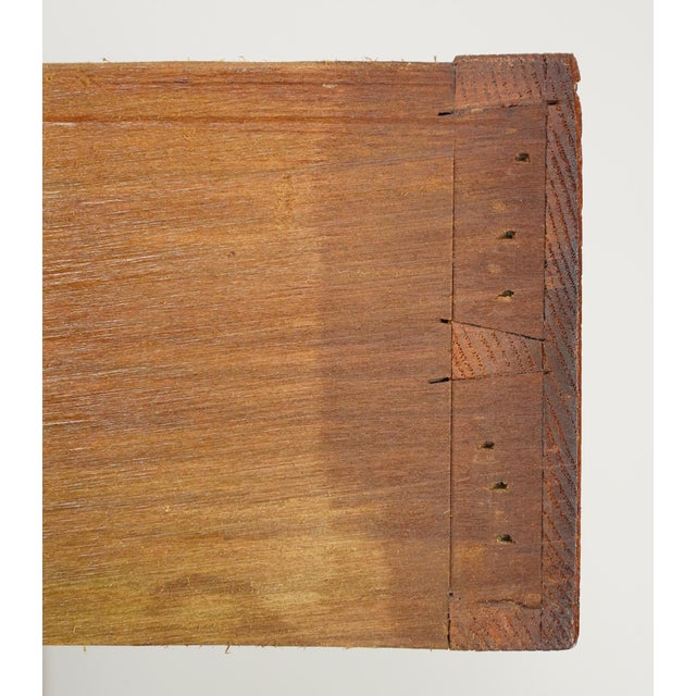 Mid 20th Century Eastlake Style Ten Drawer Oak Flat File Cabinet For Sale - Image 6 of 10