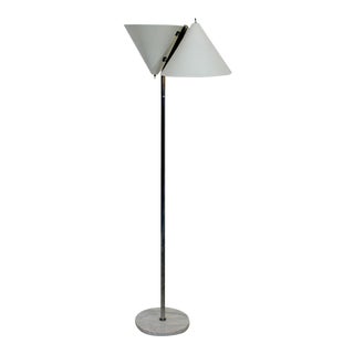 1960s Italian Mid-Century Modern 2 Headed Cone Marble Floor Lamp For Sale