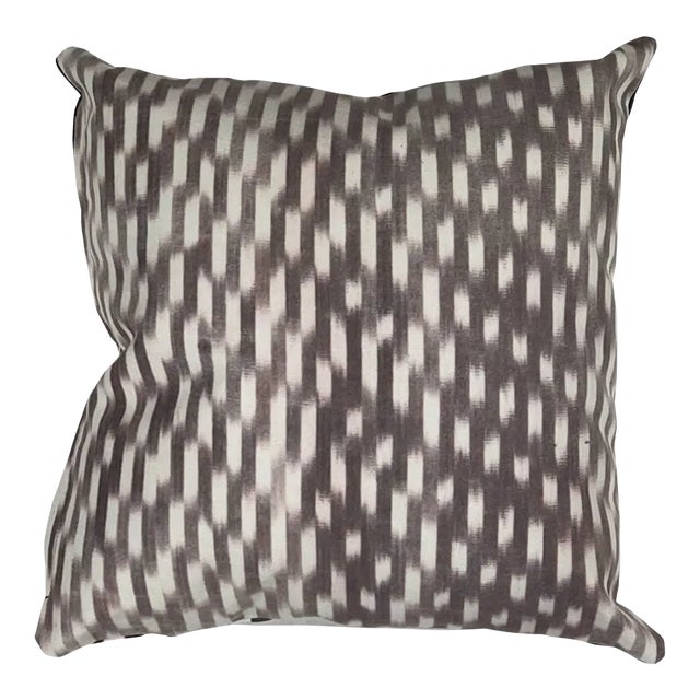 Double Sided Multi Color Turkish Style Ikat Pillow For Sale