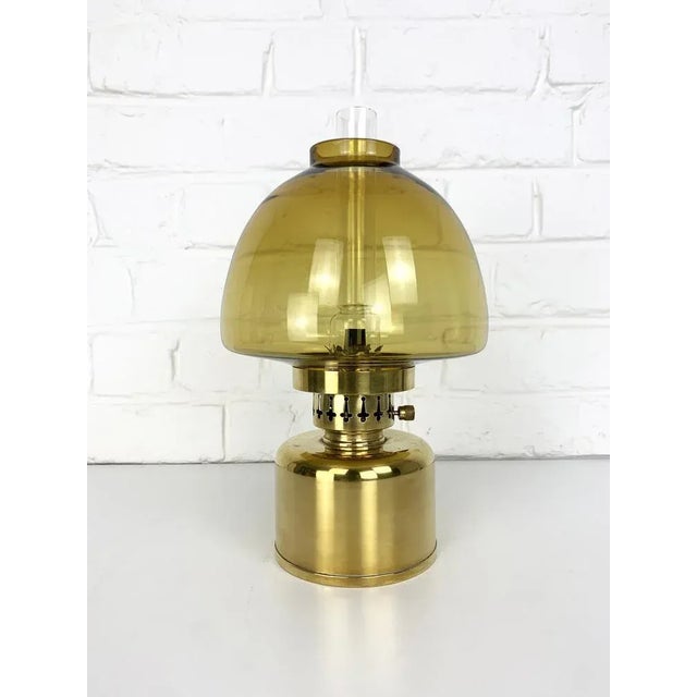 Beige Swedish brass Oil Light by Hans-Agne Jakobsson for AB Markaryd, 1960s For Sale - Image 8 of 13
