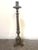 Antique 19 Century Tall Gothic-Style / Religious French Altar Candlestick For Sale - Image 11 of 12