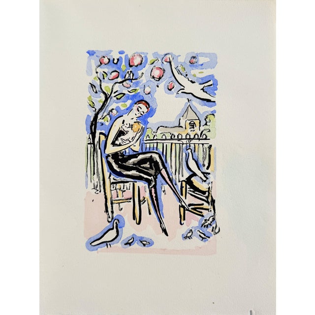 Kees Van Dongen, La Garçonne, 1925, Lithograph Pochoir on Arches Paper For Sale