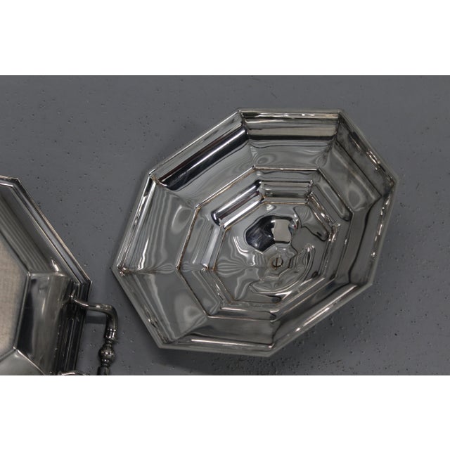 Silver Centerpiece with Lid from Christofle, 1950s For Sale - Image 11 of 16