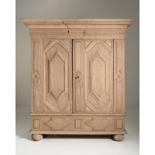 19th Century Oak Baroque Cabinet For Sale - Image 15 of 18