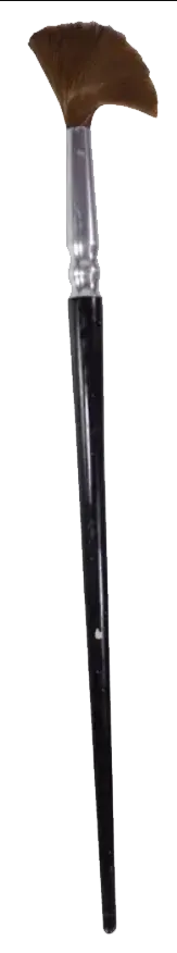 Vintage Giant Advertising Wood Black Paintbrush, 1980s