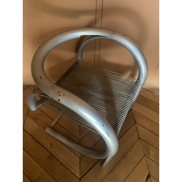 Metal Ferrotipi Prototype Lounge Chair by Gianantonio Malacrida & Paolo Resmini, Italy, 1968 For Sale - Image 7 of 8