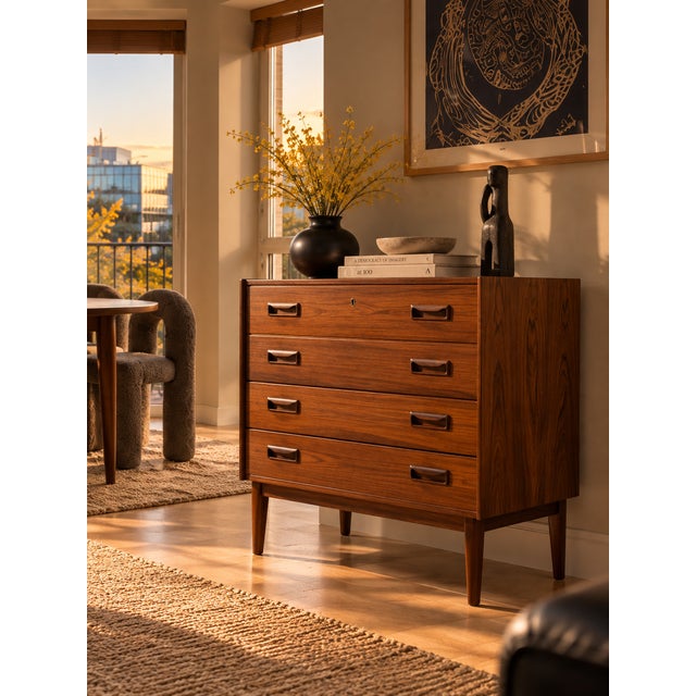 Chest of Drawers by Gunnar Tibergaard for Brdr. Larsen, 1960s For Sale - Image 15 of 16