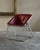 Red Plona Armchair in Red Leather by Giancarlo Piretti for Anonima Castelli, 1970s For Sale - Image 8 of 8