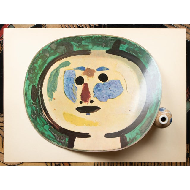 The School of Paris 1950 Set of 8 Swiss Prints of Picasso's Ceramic Platters For Sale - Image 3 of 18