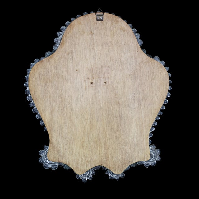 Mid-Century Modern Italian Murano Glass Mirror, 1950s For Sale - Image 3 of 4