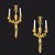 19th Century Napoleon III Wall Sconces in Gilded Bronze, France, Set of 2 For Sale - Image 4 of 4