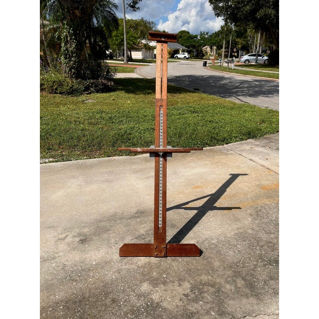 Late 20th Century Vintage Large Wood Easel by AncoBilt | Extendible + Fully Adjustable For Sale - Image 5 of 13