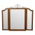 Keller Furniture Solid Cherry Early American Colonial Revival 54" Tri-View Mirror 2624 For Sale
