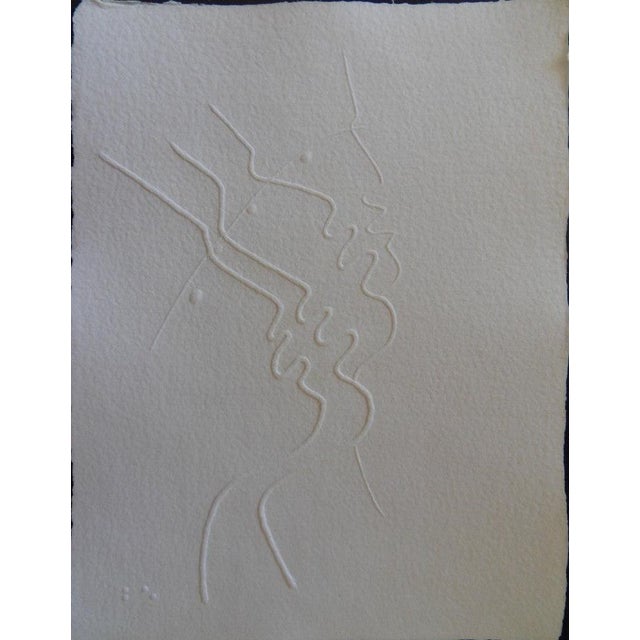 Jean Cocteau, Hommes de profil, Etching For Sale - Image 4 of 4