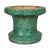 Chinese Chinese Vintage Green Glazed Ceramic Planter or Garden Seat Base with Foliage For Sale - Image 3 of 11