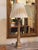 Antique White 19th Century Italian Altar Stick Lamps - a Pair For Sale - Image 8 of 10