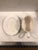 1950s White Federalist Ironstone Gravy Boat and Saucer For Sale - Image 6 of 12