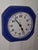 German Wall Clock with Blue Ceramic Case from Staiger, 1980s, in Very Good conditions. Designed 1980 to 1989 This piece...