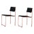 Black Set of Trampolín Chairs in Black & Copper by Pepe Albargues For Sale - Image 8 of 8