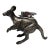 Japanese Figural Kangaroo Tabletop Lighter, Cast Metal, Circa 1960 For Sale