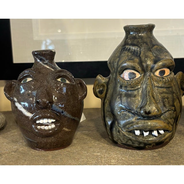 Four Face Jugs That Every Collector Should Have! For Sale - Image 9 of 11