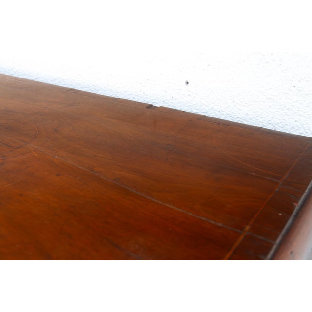 Brown Antique English William & May Chest on Stand For Sale - Image 8 of 15