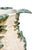 White Vintage Italian Earthenware Vase With Stylized Peacock Feather Design For Sale - Image 8 of 15
