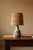 Ceramic table lamp base by the atelier Le Mûrier, Vallauris, France (circa 1960s). The gourd-form body is glazed in a...