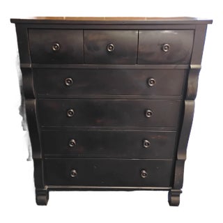 Ethan Allen Lindsay Dresser Black New Country Collection 2020 For Sale