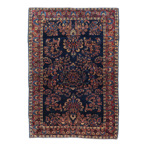 Antique Mohajeran Sarouk Rug 4'2" X 6’2"