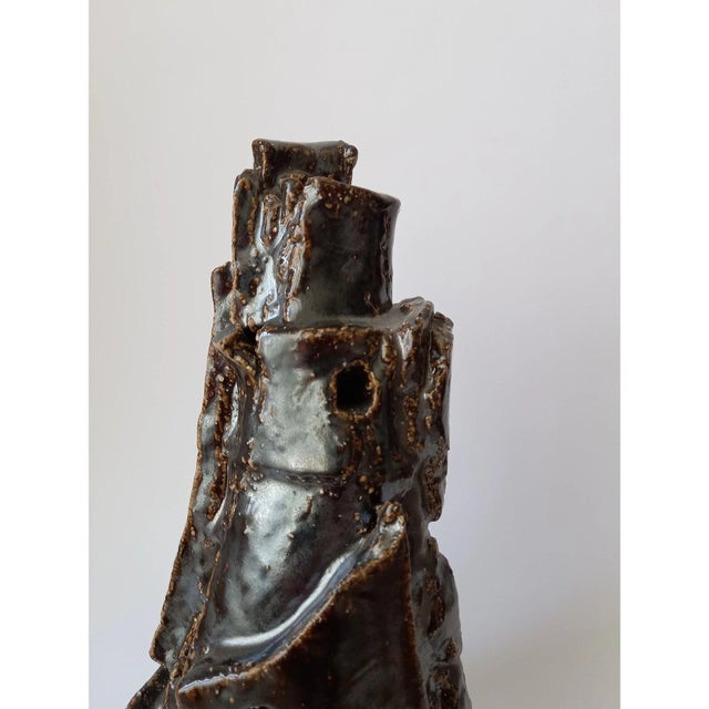 Modernist Sculpture Vase For Sale - Image 9 of 10