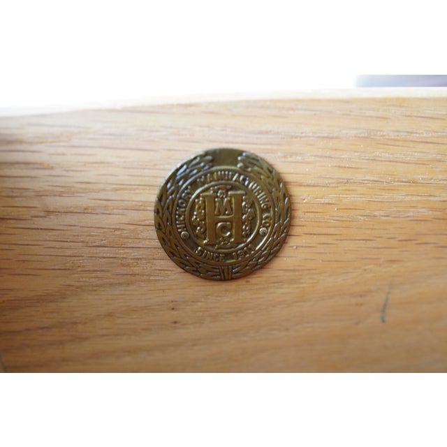 Vintage Hickory Manufacturing Company Burl Wood Cabinet For Sale - Image 18 of 18