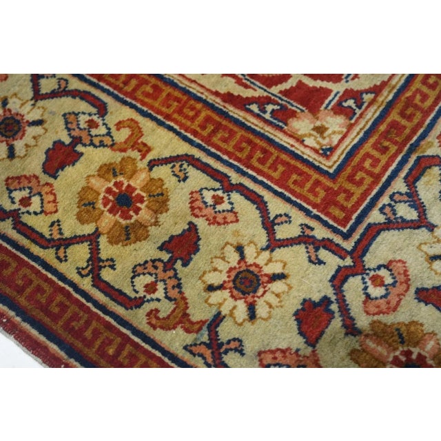 19th Century Antique Haji Jalili Tabriz Rug 3'7'' x 5'3'' For Sale - Image 5 of 10