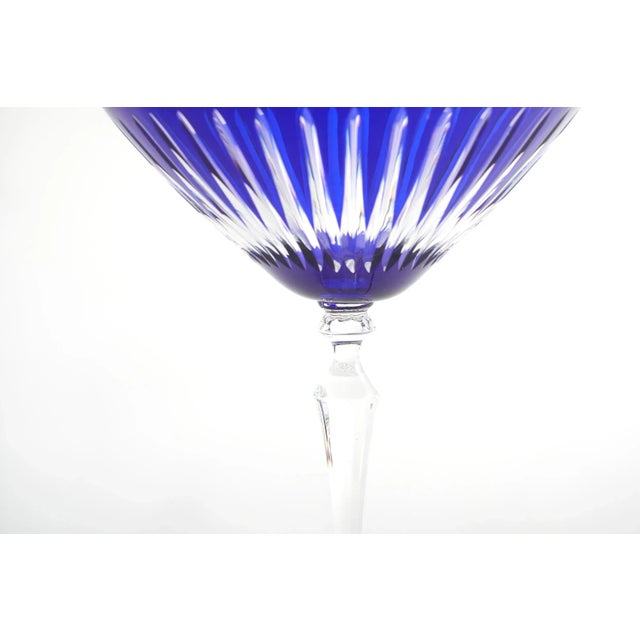 Glass Vintage French Cut Crystal Barware Service- Set of 11 For Sale - Image 7 of 10