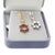Metal Ruby Star of David 18k Gold Pendant Necklace For Sale - Image 7 of 9
