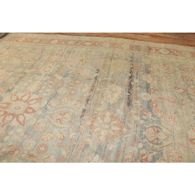 Early 20th Century Early 20th Century Beautiful Oversize Persian Bibikabad Rug - 12' x 16'6" For Sale - Image 5 of 12