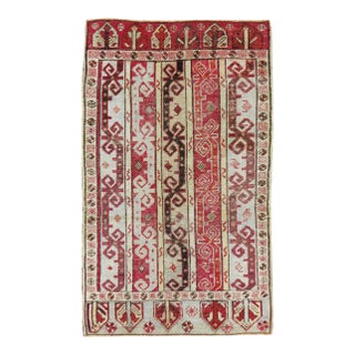 Galerie Shabab Collection Early 20th Century Turkish Ghiordes Throw Rug For Sale