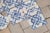 Antique 18th Century Portuguese Blue & White Tiles Set of 61 With Repeating Floral-Geometric Pattern For Sale - Image 14 of 18