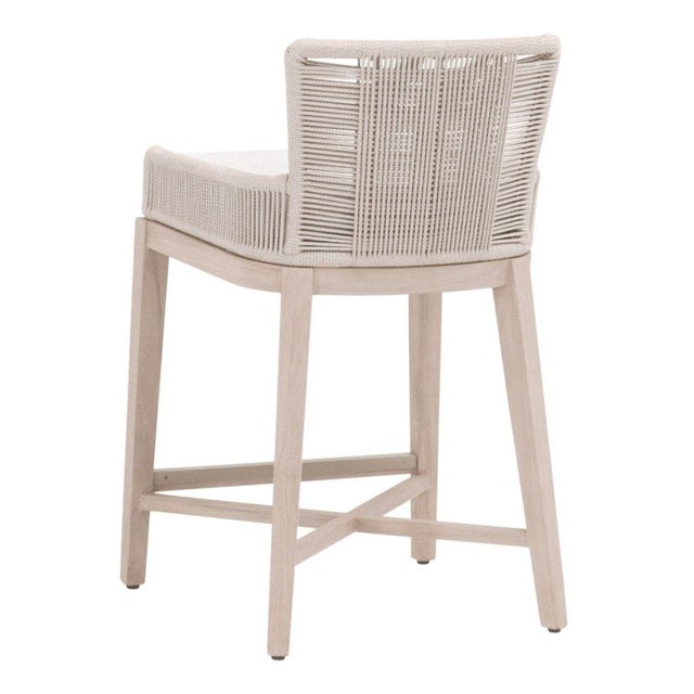 Wood Essentials for Living Overlay Outdoor Counter Stool For Sale - Image 7 of 9