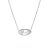 Mid 20th Century Hot Lips Necklace Diamond Mother of Pearl 18 Karat White Gold Chain For Sale - Image 4 of 4
