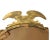 Wood Early 20th Century American Round Gilt Wood Mirror, Federal Eagle Crest & Carved Wreath, 29.5"h For Sale - Image 7 of 7