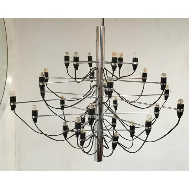 Mid-Century Modern Mid-Century Modern Model 2097 Chandelier by Gino Sarfatti For Sale - Image 3 of 6