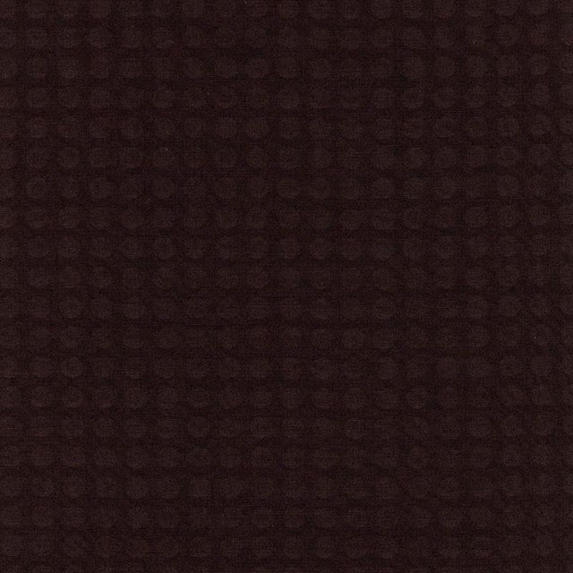 Sample - Schumacher Raindrops Fabric in Espresso For Sale