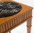 Traditional 1990s Square Round Black Marble Insert Top One Drawer Accent Table For Sale - Image 3 of 13
