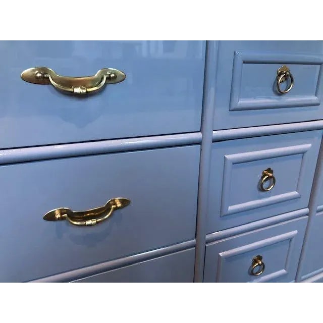 Modern 1970s New Hope Gray Dresser by Broyhill For Sale - Image 3 of 8