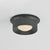 Modern Hudson Valley Lighting Noxon 13.75 in. 1 Light Flush Mount in Distressed Bronze Finish For Sale - Image 3 of 6