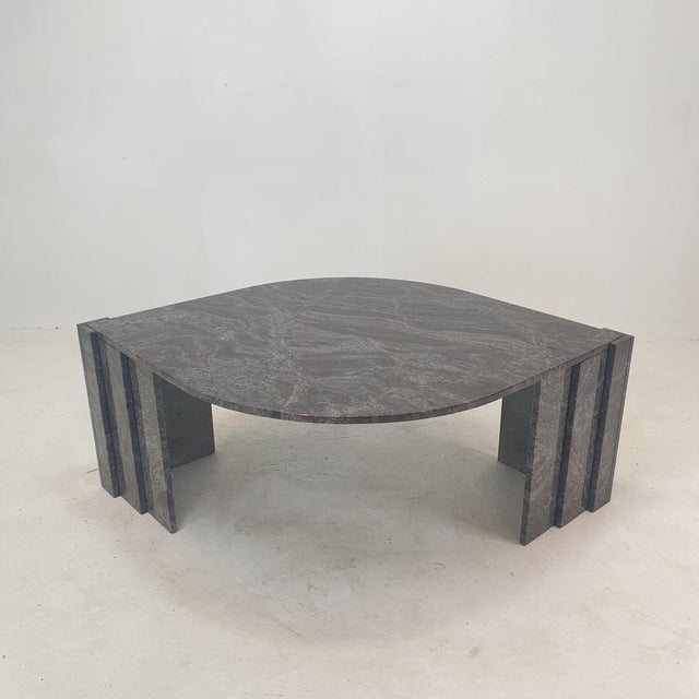 Italian Granite Coffee Table, 1980s For Sale - Image 10 of 18